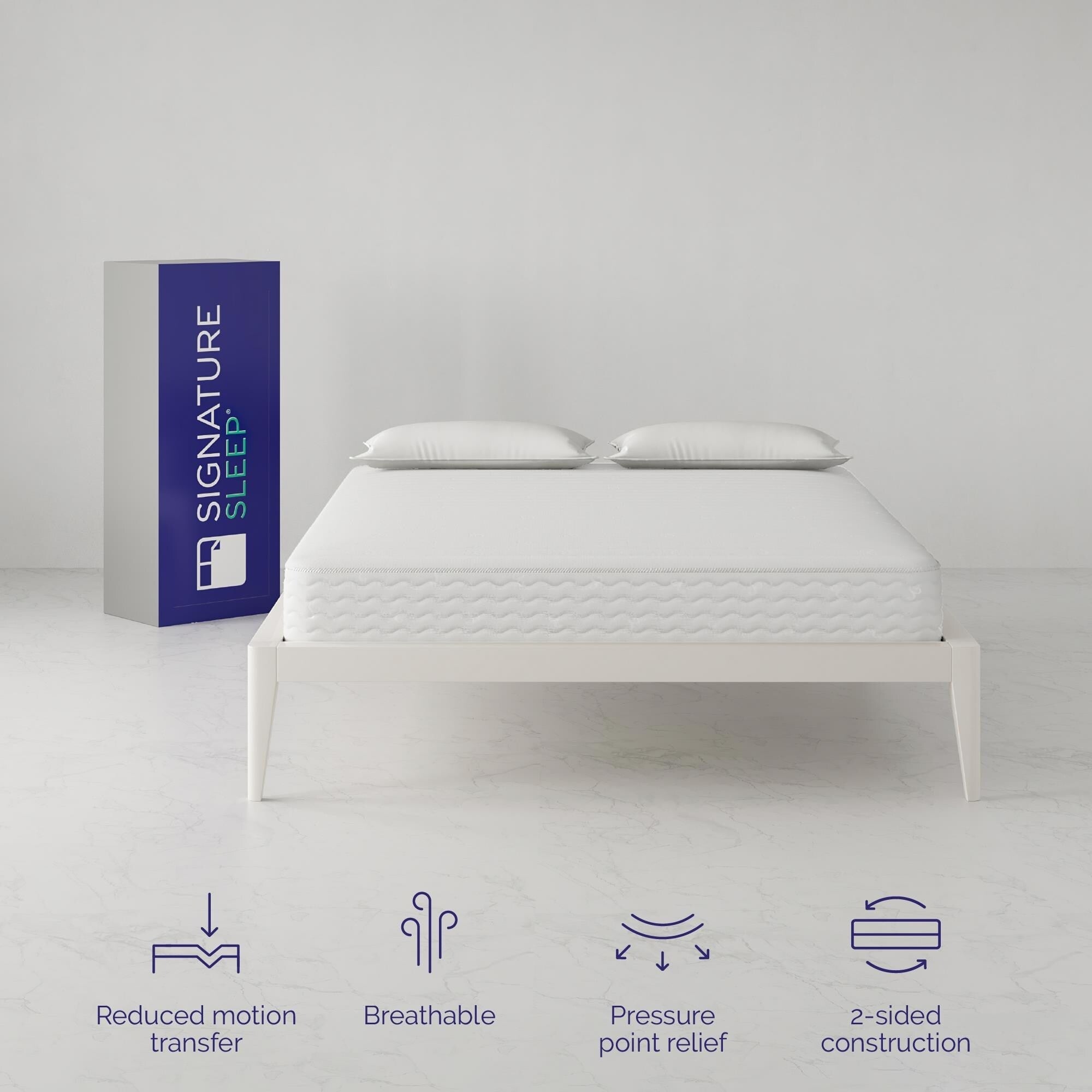 Signature Sleep Contour 8 Reversible Pocket Spring Mattress