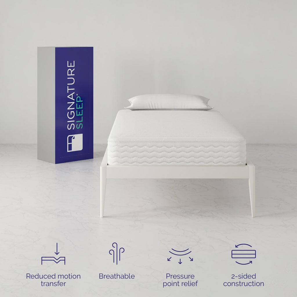 Signature Sleep Contour 8 Reversible Pocket Spring Mattress
