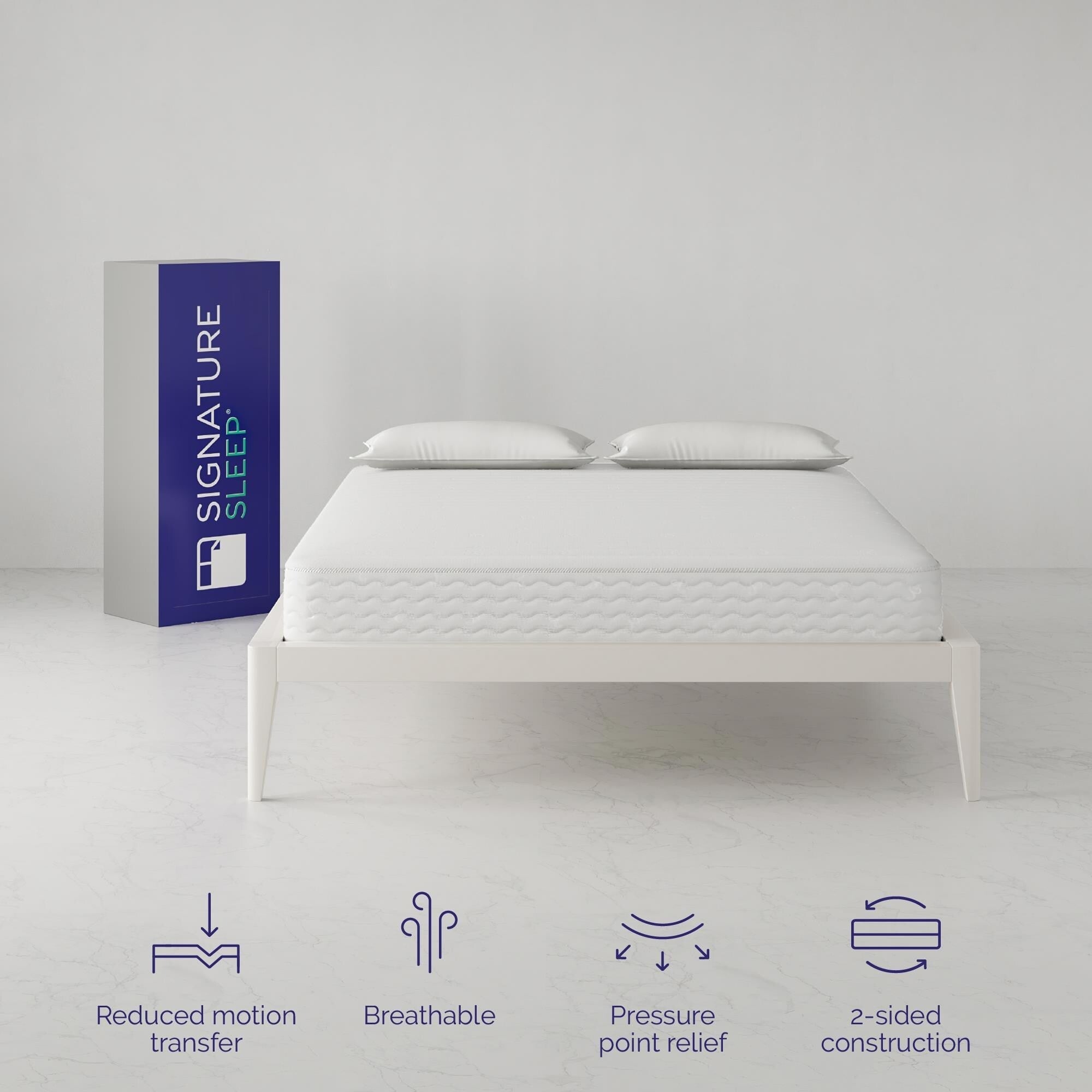 Signature Sleep Contour 8 Reversible Pocket Spring Mattress